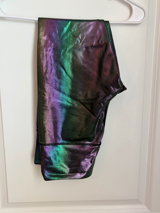 ZYIA Pants - ZYIA Iridescent Green and Purple women’s  Leggings